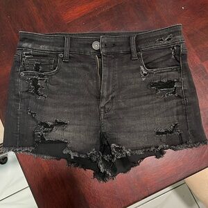 American Eagle Next Level high waisted black shorts!
